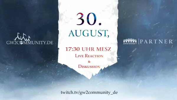 GW2-Ankündigung am 30. August