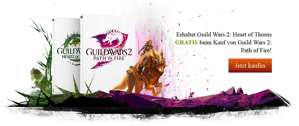 GW2 Path of Fire kaufen und Heart of Thorns kostenfrei dazu erhalten