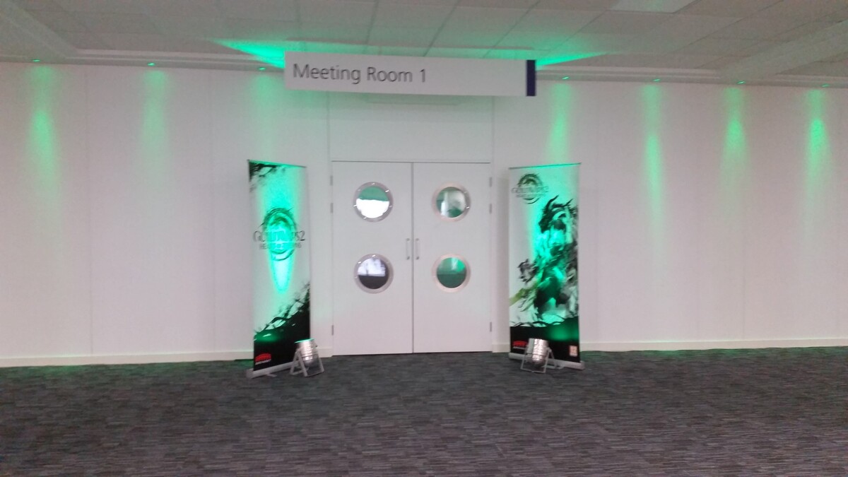 Der Eingang zum "Meeting Room 1"