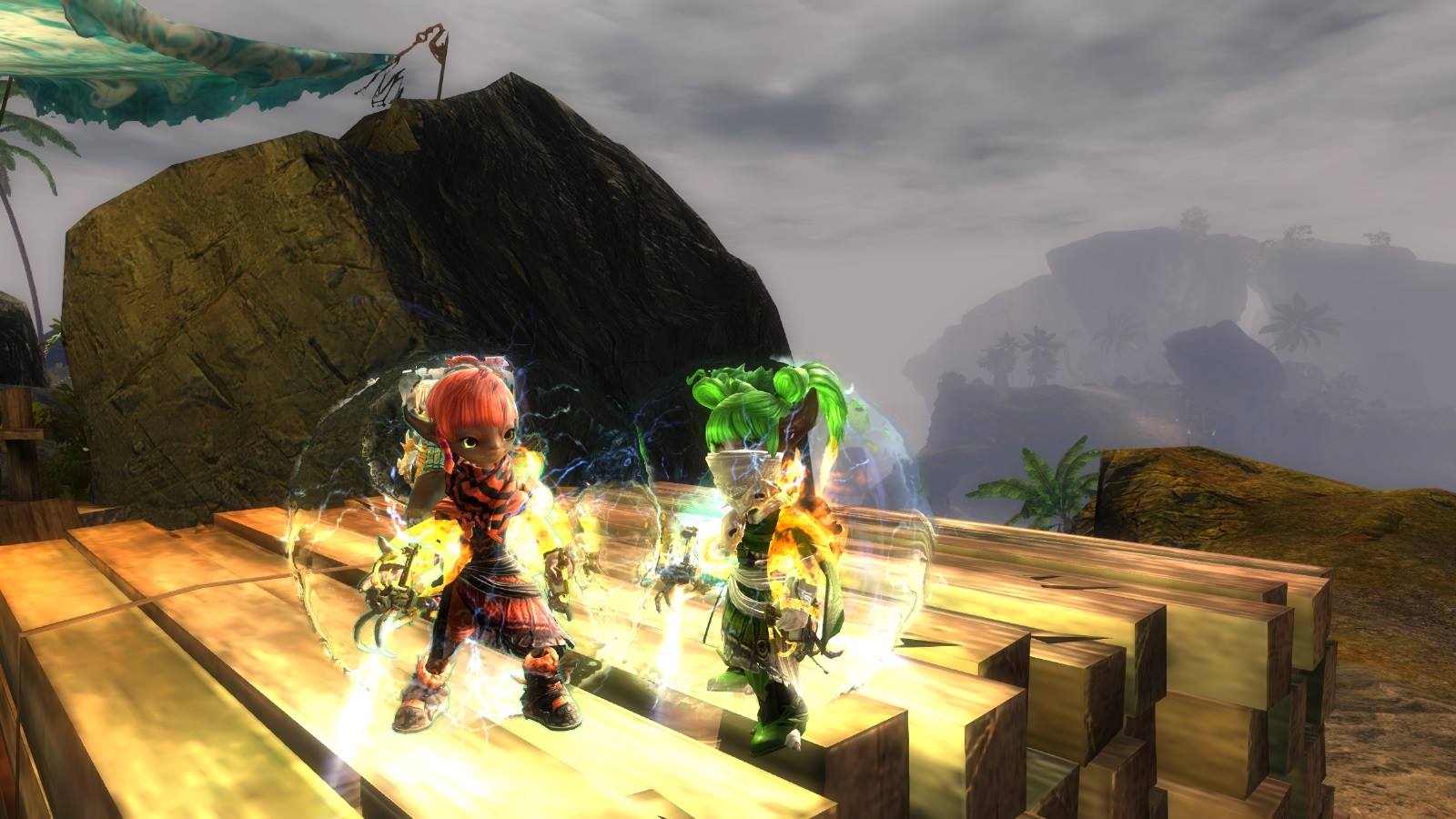 Sweetest Asura Elementalists in Town <3 :D