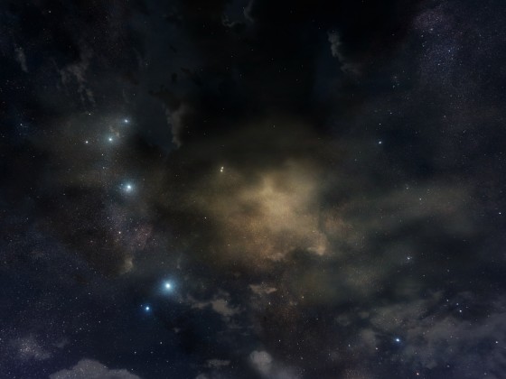 Sternenhimmel über Kristallwüste -  Bild 1