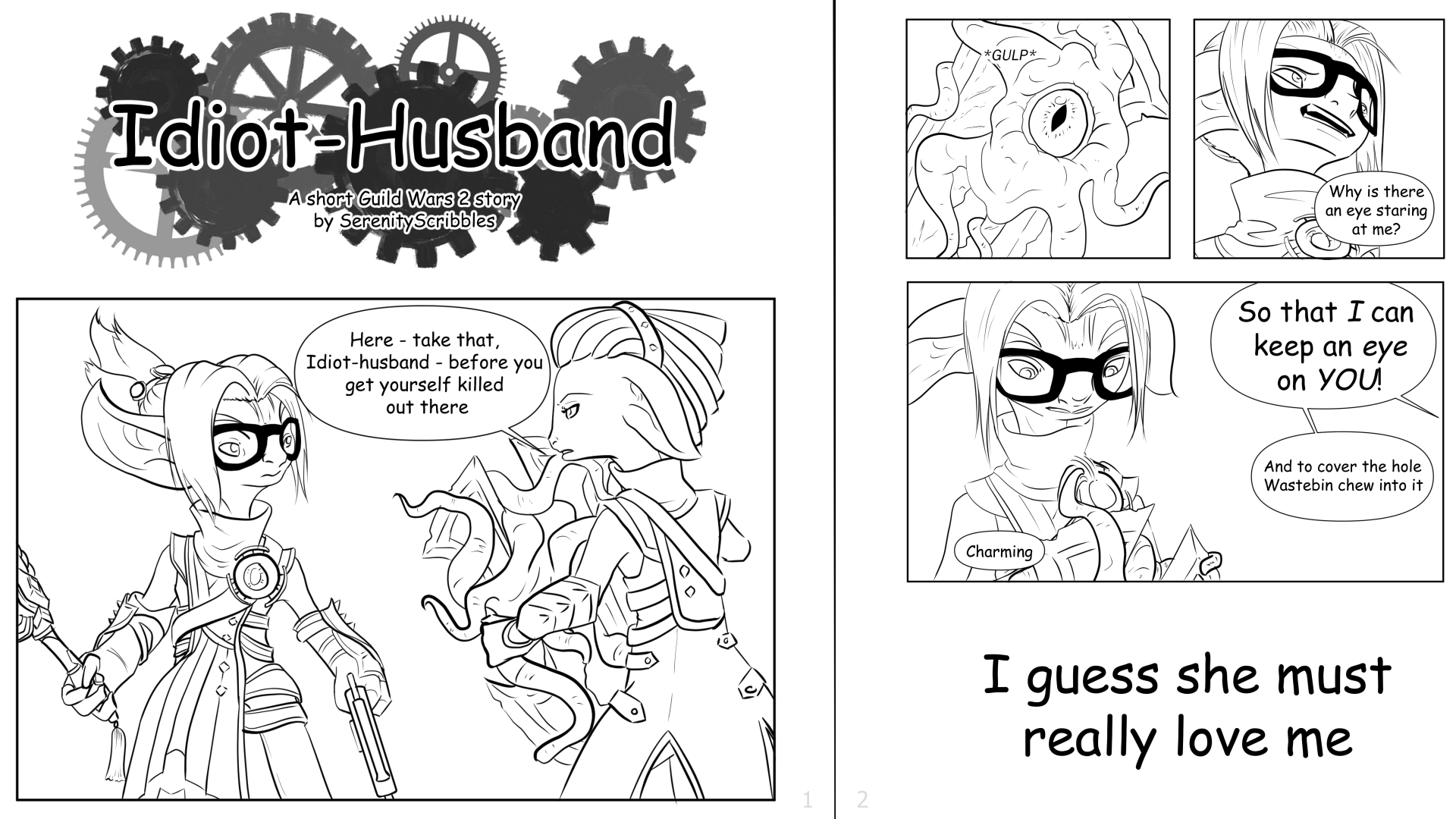 Idiot-Husband - Ein Guild Wars 2 Comicstrip